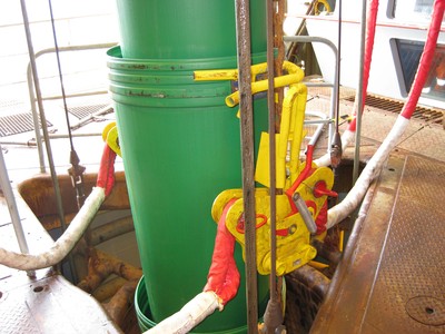 Emergency Flexible Fall Pipe Suspension System